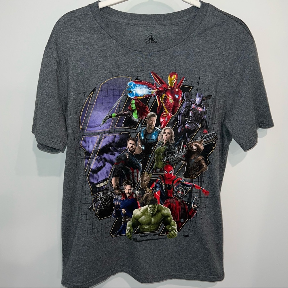 Disney Avengers Graphic Gray T-Shirt